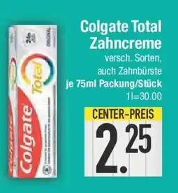 E-Center Colgate Total Zahncreme Angebot