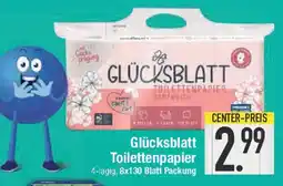 E-Center Glücksblatt Toilettenpapier Angebot