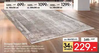 Zurbrüggen Designer Teppich ONYX Angebot