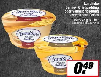 L. STROETMANN GROSSMARKT Landliebe Sahne-, Grießpudding oder Vollmilchpudding Angebot