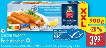 Aldi Nord GOLDEN SEAFOOD Fischstäbchen XXL Angebot