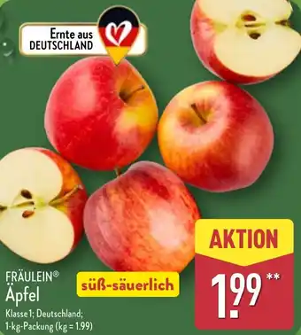 Aldi Nord FRÄULEIN Äpfel Angebot