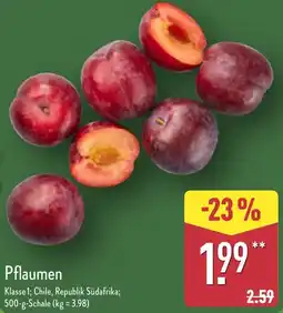 Aldi Nord Pflaumen Angebot