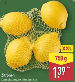 Aldi Nord Zitronen Angebot