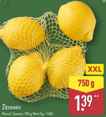 Aldi Nord Zitronen Angebot