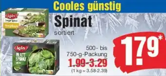 Edeka iglo Spinat Angebot