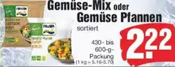 Edeka FROSTA Gemüse-Mix oder Gemüse Pfannen Angebot