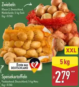 Aldi Nord Zwiebeln oder Speisekartoffeln Angebot