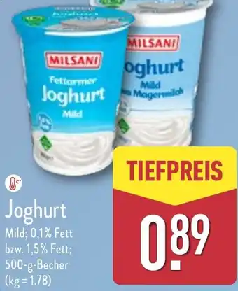 Aldi Nord MILSANI Joghurt Angebot