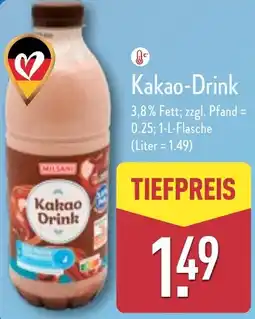 Aldi Nord MILSANI Kakao Drink Angebot