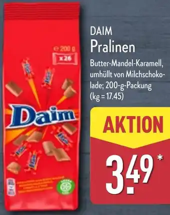 Aldi Nord DAIM Pralinen Angebot