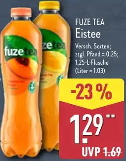 Aldi Nord FUZE TEA Eistee Angebot