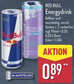 Aldi Nord RED BULL Energydrink Angebot