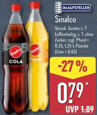 Aldi Nord Sinalco Angebot