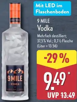 Aldi Nord 9 MILE Vodka Angebot