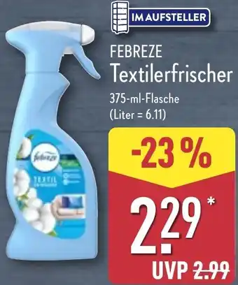 Aldi Nord FEBREZE Textilerfrischer Angebot