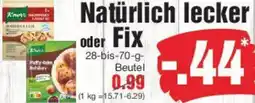 Edeka Knorr Natürlich lecker oder Fix Angebot