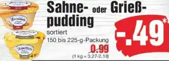 Edeka Sahne- oder Grießpudding Angebot