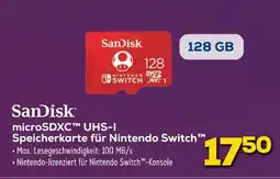 Euronics Sandisk microsdxc uhs-i speicherkarte für nintendo switch Angebot