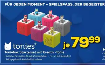 Euronics Tonies toniebox starterset mit kreativ-tonie Angebot