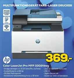 Euronics Hp drucker color laserjet pro mfp 3302fdwg Angebot