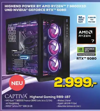 Euronics Captiva highend gaming r89-187 Angebot