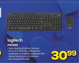 Euronics Logitech tastatur-maus-set mk295 Angebot