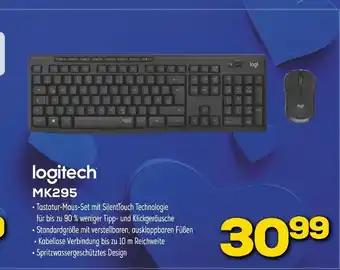 Euronics Logitech tastatur-maus-set mk295 Angebot