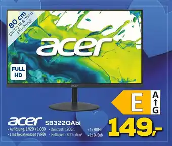 Euronics Acer sb322qabi Angebot