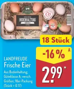 Aldi Nord LANDFREUDE Frische Eier Angebot