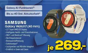 Euronics Samsung galaxy watch7 (40 mm) Angebot