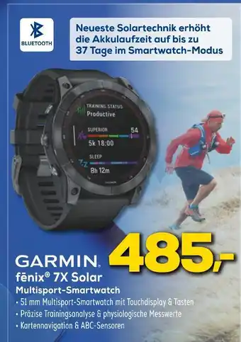 Euronics Garmin fēnix 7x solar multisport-smartwatch Angebot