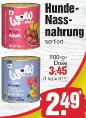 Edeka Hunde Nassnahrung Angebot