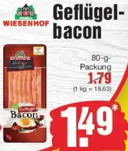 Edeka WIESENHOF Geflügelbacon Angebot