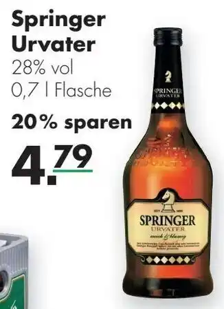 Handelshof Springer Urvater 0,7L Angebot