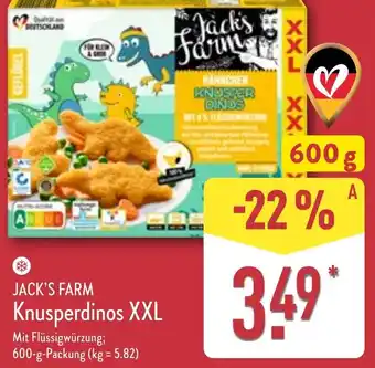 Aldi Nord JACK'S FARM Knusperdinos XXL Angebot