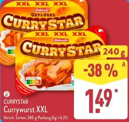 Aldi Nord CURRYSTAR Currywurst XXL Angebot