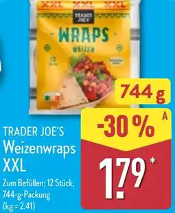 Aldi Nord TRADER JOE'S Weizenwraps XXL Angebot