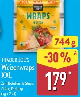 Aldi Nord TRADER JOE'S Weizenwraps XXL Angebot