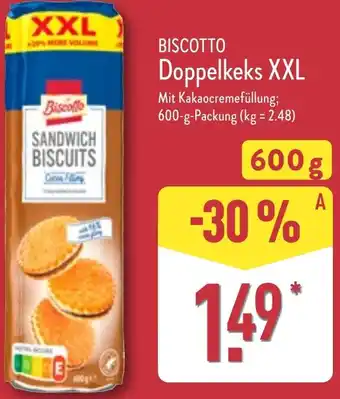 Aldi Nord BISCOTTO Doppelkeks XXL Angebot