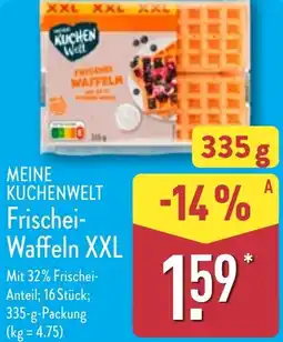 Aldi Nord MEINE KUCHENWELT Frischei Waffeln XXL Angebot