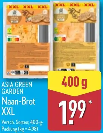 Aldi Nord ASIA GREEN GARDEN Naan-Brot XXL Angebot