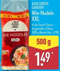 Aldi Nord ASIA GREEN GARDEN Mie-Nudeln XXL Angebot