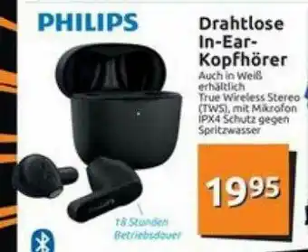 Action Philips Drahtlose In-ear Kopfhörer Angebot