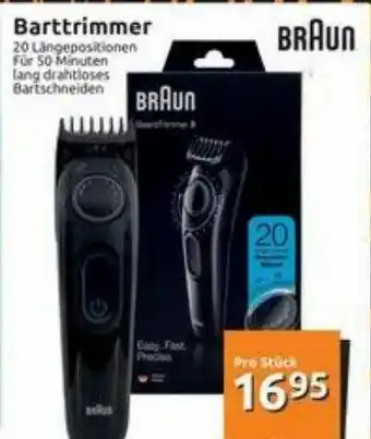 Action Braun Barttrimmer Angebot