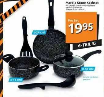 Action Marble Stone Kochset Angebot