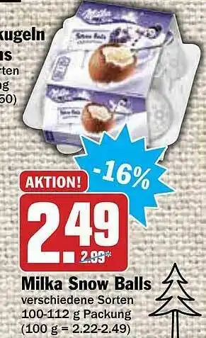 AEZ Milka Snow Balls Angebot