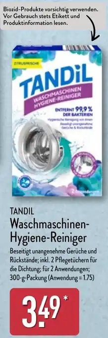 Aldi Nord TANDIL Waschmaschinen Hygiene-Reiniger Angebot