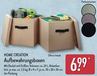 Aldi Nord HOME CREATION Aufbewahrungsboxen Angebot