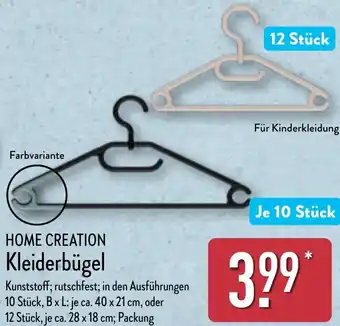 Aldi Nord HOME CREATION Kleiderbügel Angebot